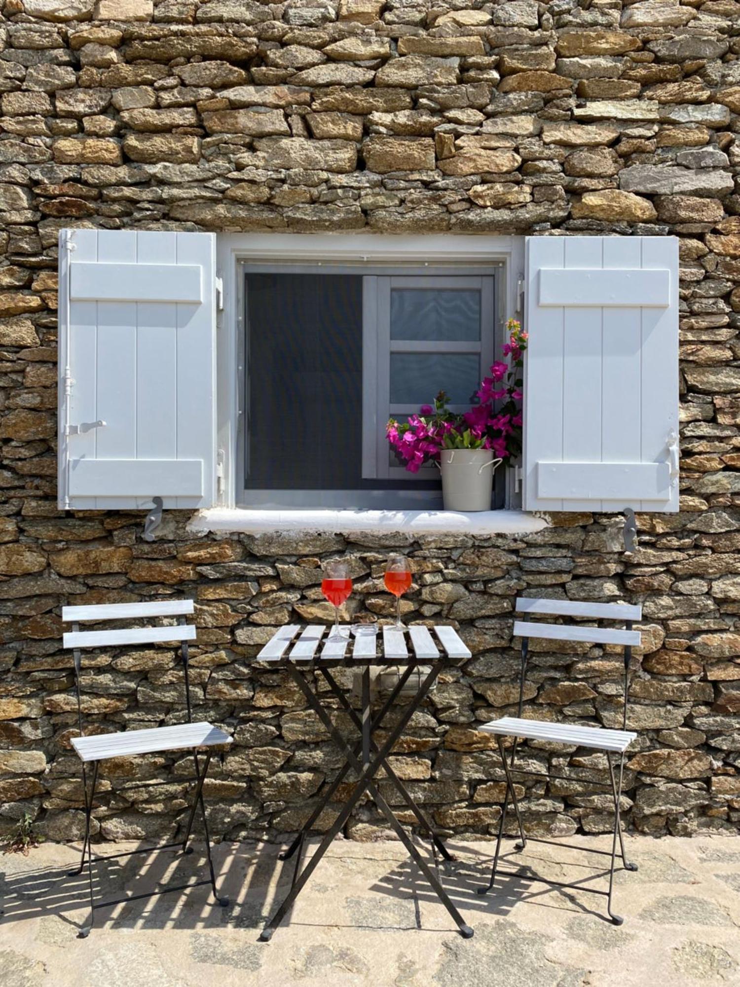 Wood And Stone Villa Mykonos Town Bagian luar foto
