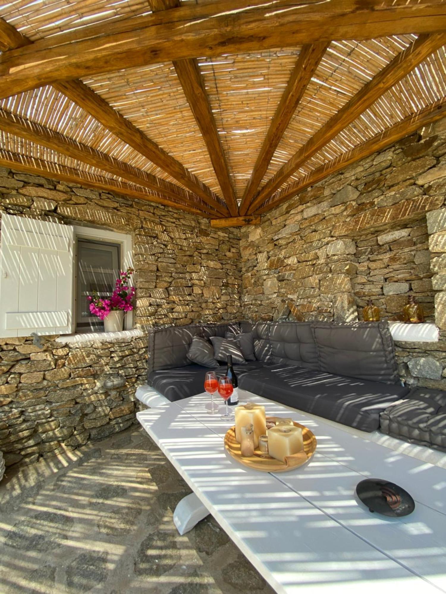 Wood And Stone Villa Mykonos Town Bagian luar foto